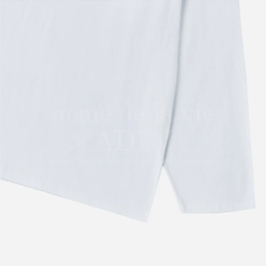 OVERLAY LOGO LONG SLEEVE WHITE - Image 4