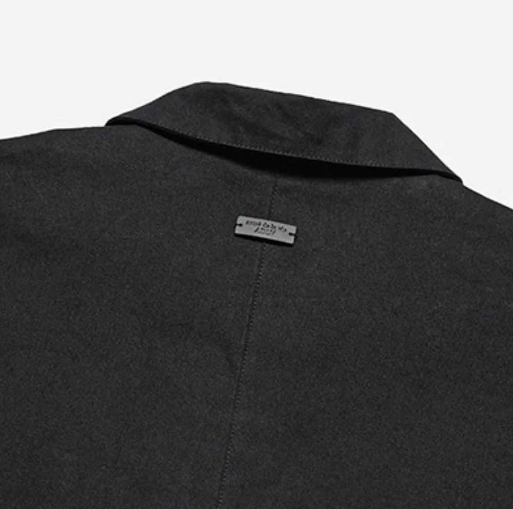 OVERSIZE FOUR POCKET WORK JACKET BLACK - Image 5