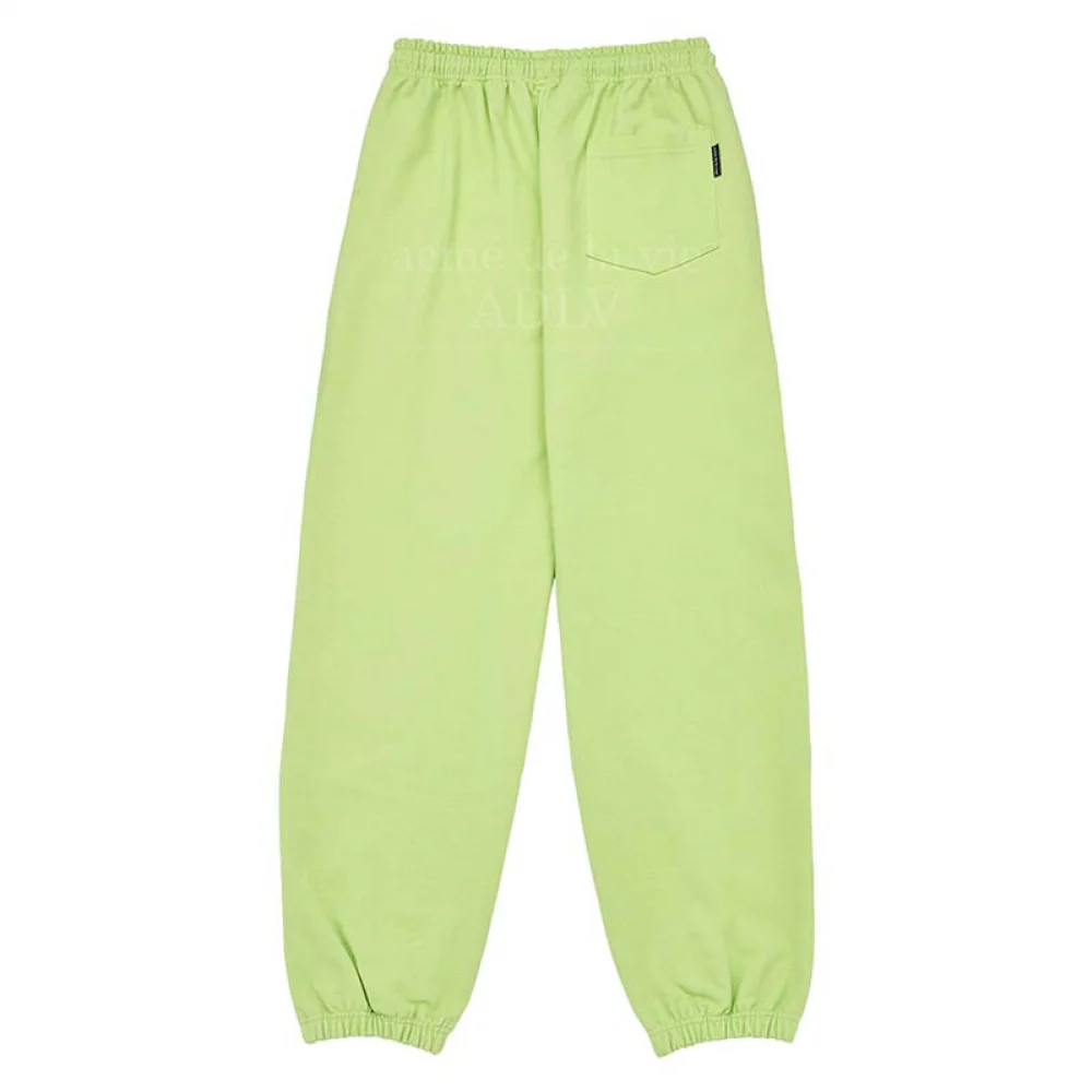 PIGMENT SCRIPT LOGO TRAINING PANTS LIME - Image 2