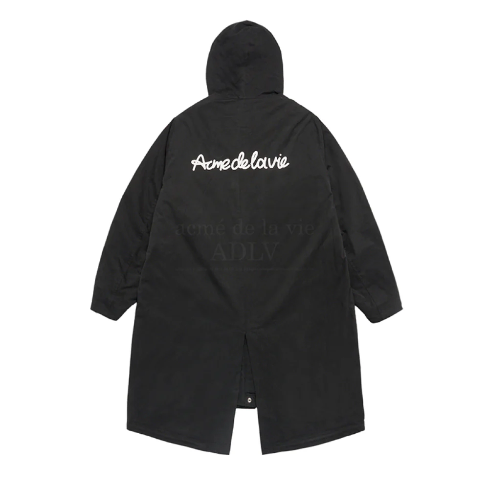 SCRIPT LOGO PRINTING FISHTAIL JACKET BLACK - Image 2