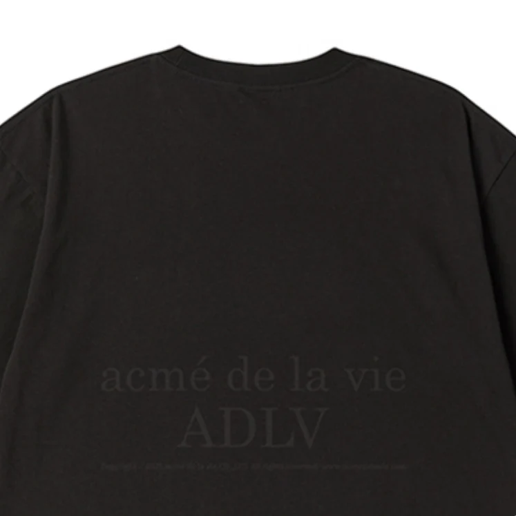 SIMPLE BOLD LOGO SHORT SLEEVE T-SHIRT BLACK - Image 3