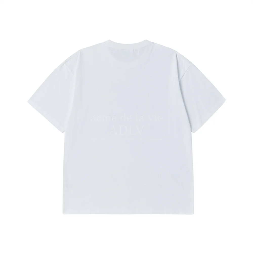 SIMPLE BOLD LOGO SHORT SLEEVE T-SHIRT WHITE - Image 2