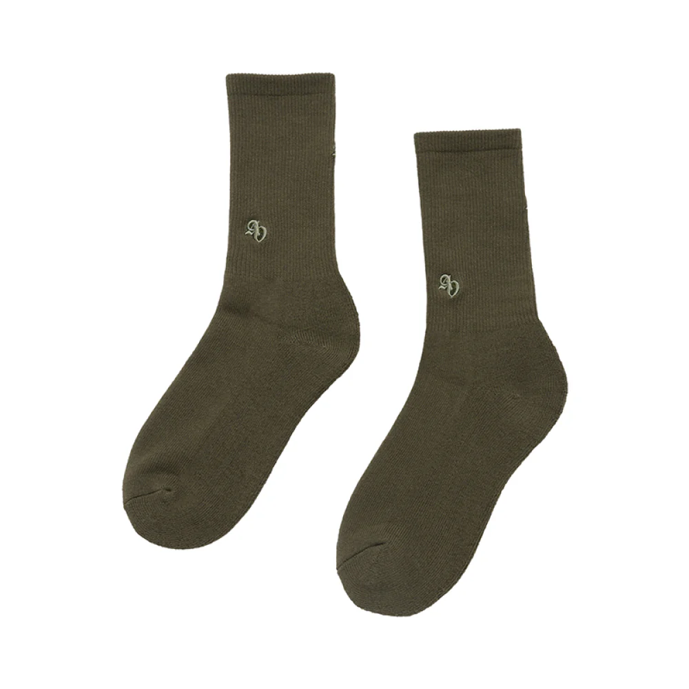 SMALL SYMBOL LOGO POINT SOCKS GREEN