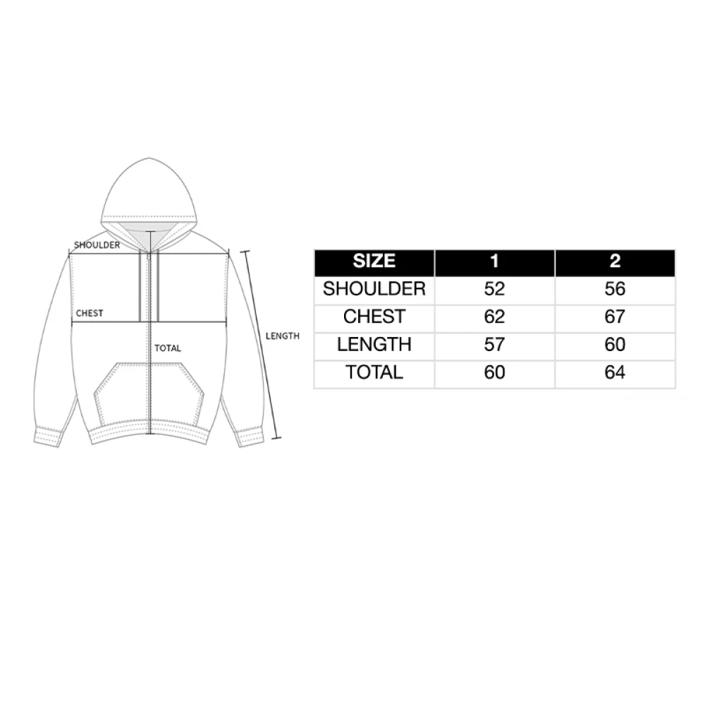 SOLID KNIT HOODIE ZIP UP BLACK - Image 3