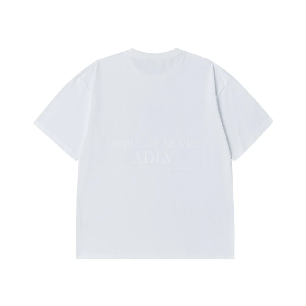 SPRAY OVERLAY LOGO SHORT SLEEVE T-SHIRT WHITE - Image 2