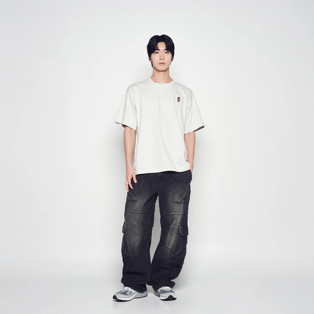 STAND AC BEAR SHORT SLEEVE T-SHIRT WHITE - Image 3