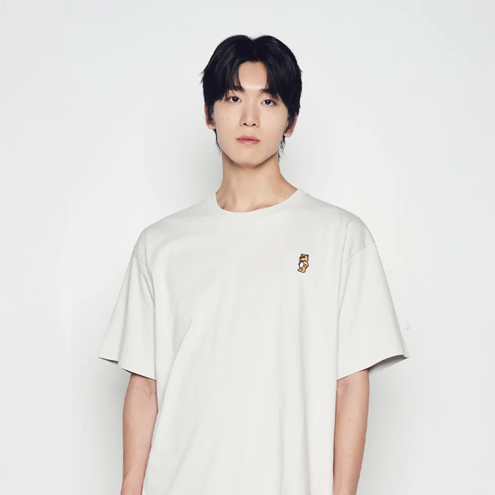 STAND AC BEAR SHORT SLEEVE T-SHIRT WHITE - Image 4