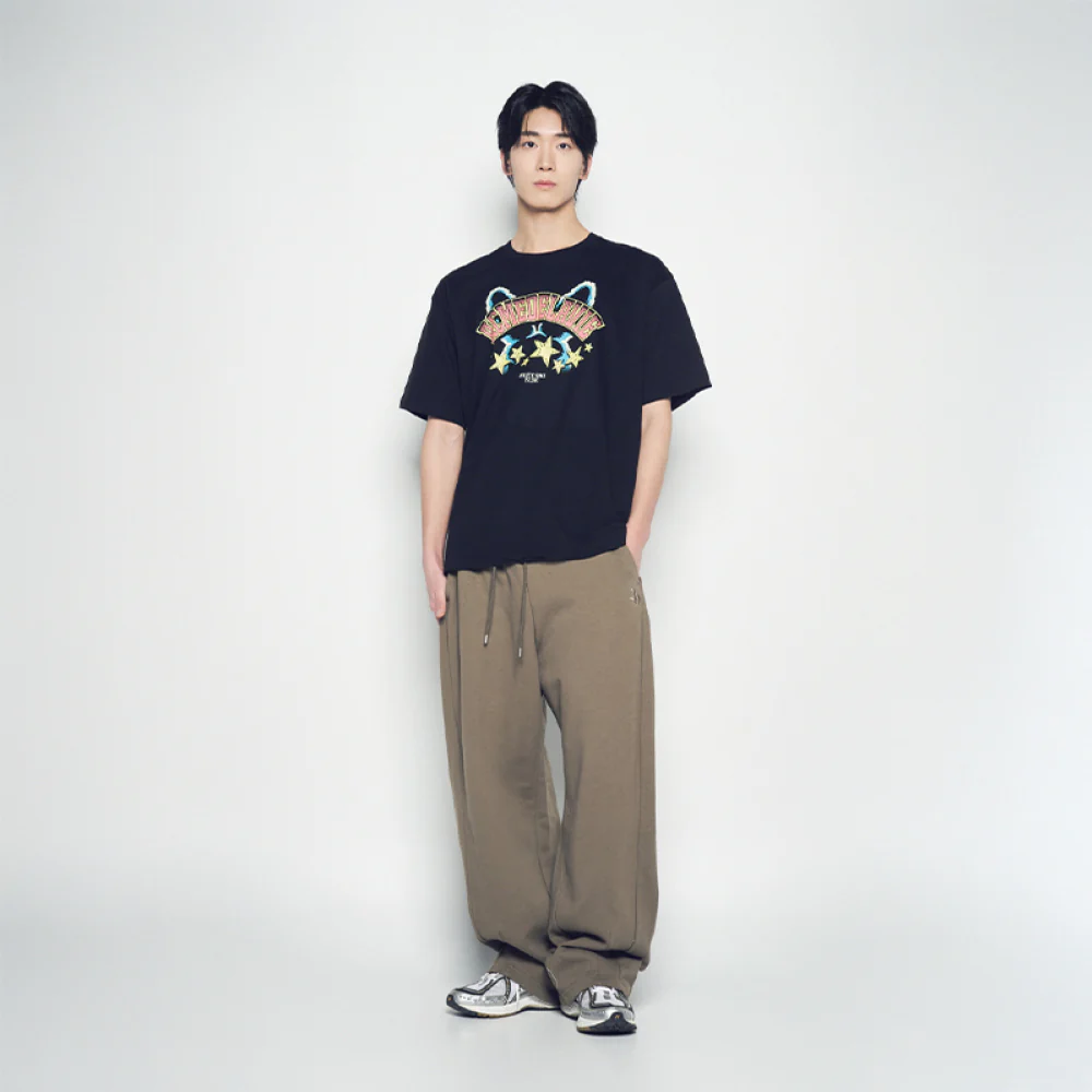 STAR RABBIT SHORT SLEEVE T-SHIRT BLACK - Image 3