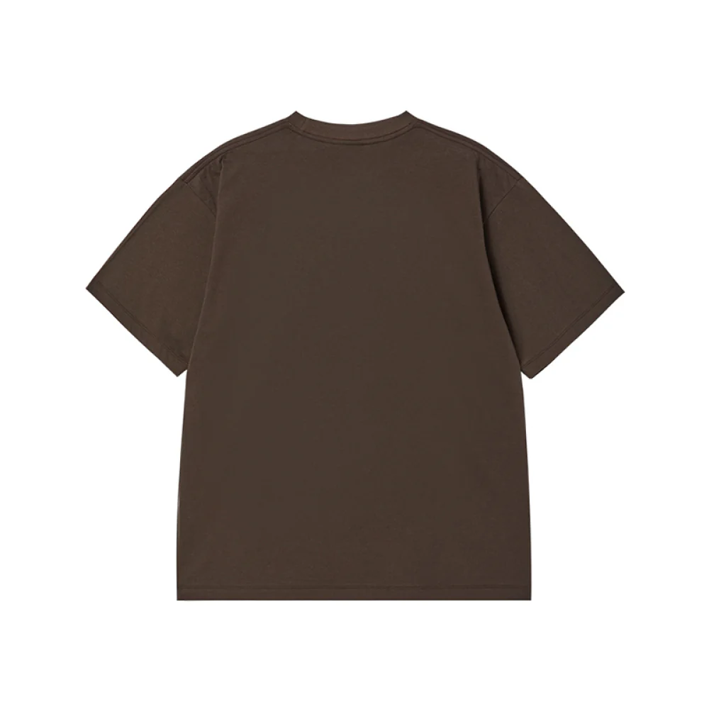 STRIPE RABBIT SHORT SLEEVE T-SHIRT DARK BROWN - Image 2