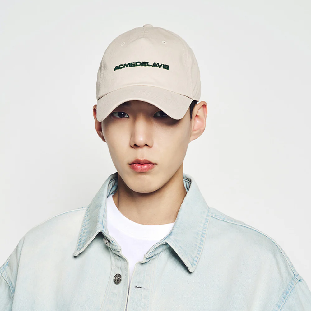 TUFT EMBROIDERY LOGO BALLCAP LIGHT BEIGE - Image 4
