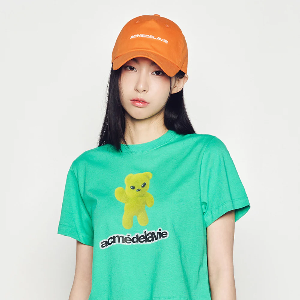 TUFT EMBROIDERY LOGO BALLCAP ORANGE - Image 3
