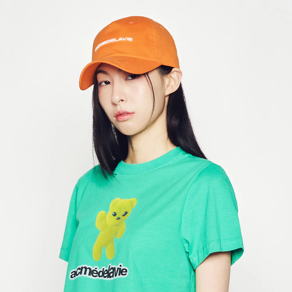 TUFT EMBROIDERY LOGO BALLCAP ORANGE - Image 4