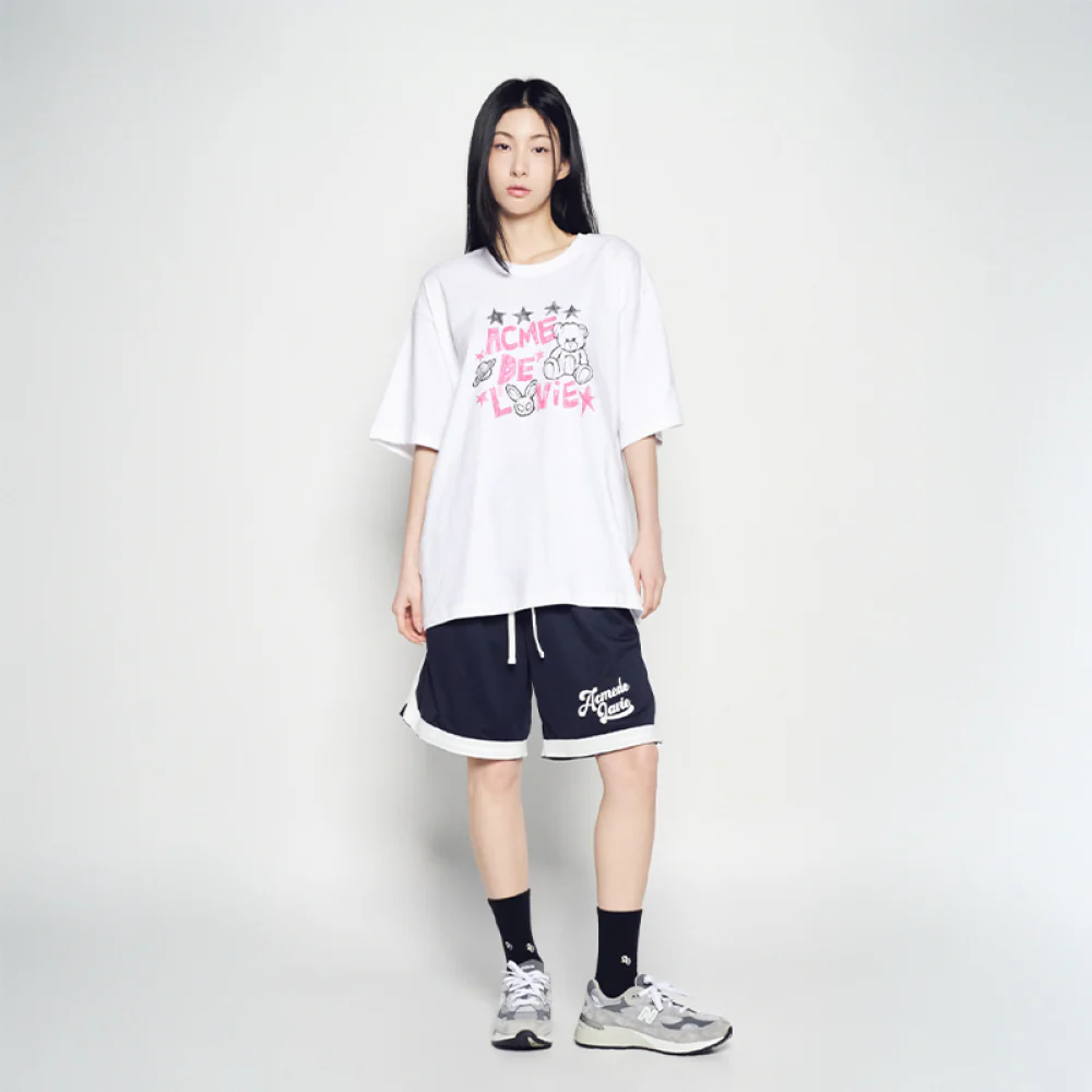 UNIVERSE DRAWING SHORT SLEEVE T-SHIRT WHITE - Image 3