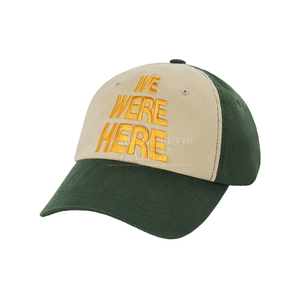WE WERE HERE TWO TONE BALL CAP GREEN - Image 3