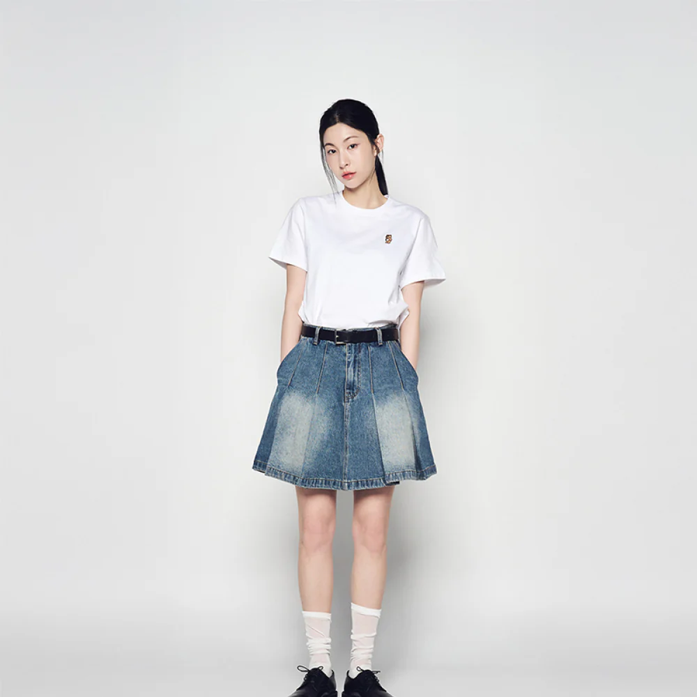 WOMAN DENIM DENNIS SKIRT BLUE - Image 3