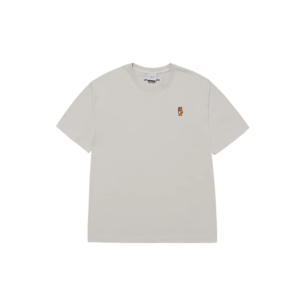 WOMAN STAND AC BEAR SHORT SLEEVE T-SHIRT LIGHT GRAY