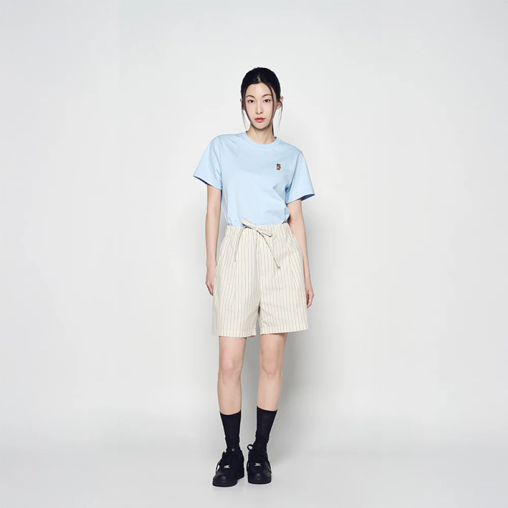 WOMAN STAND AC BEAR SHORT SLEEVE T-SHIRT SKY BLUE - Image 3